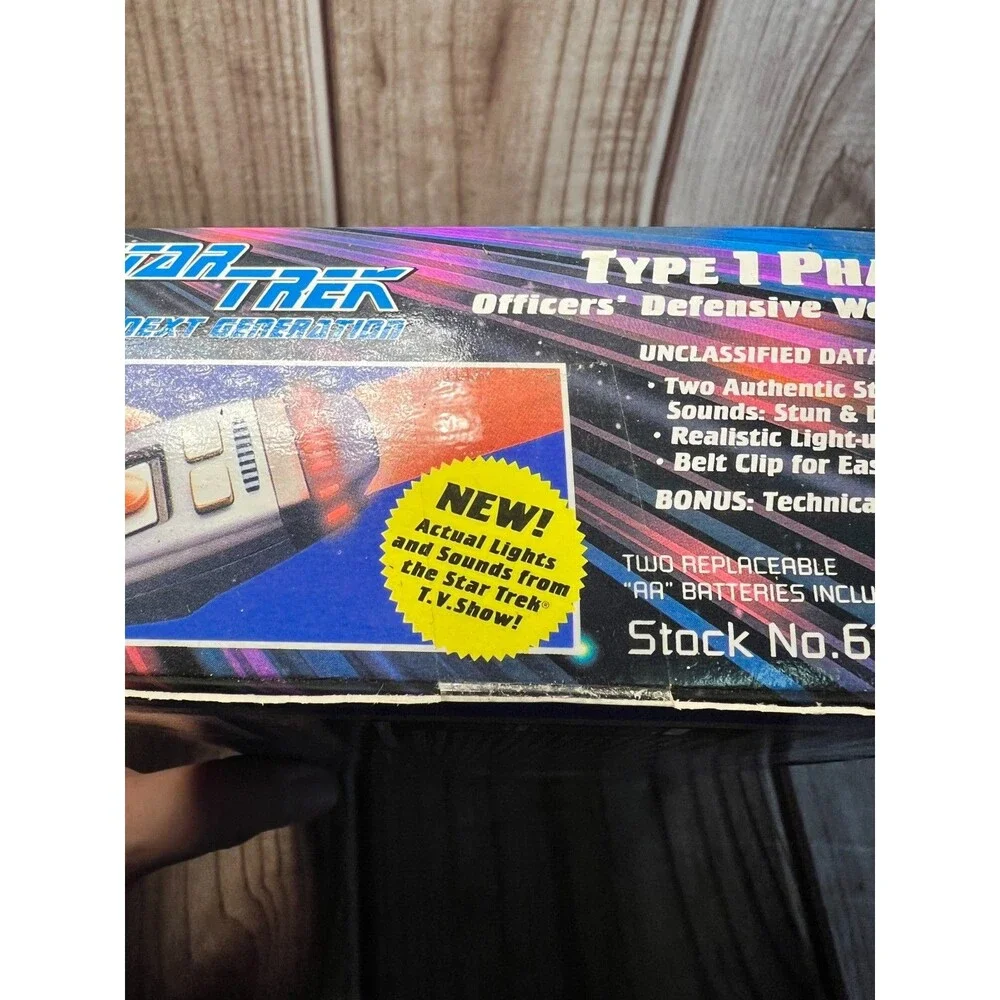 VINTAGE 1994 PLAYMATES STAR TREK NEXT GENERATION TYPE 1 PHASER